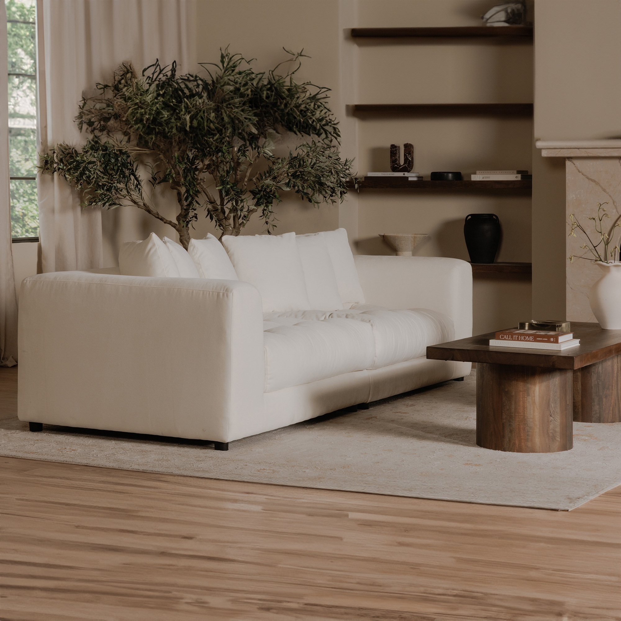 Davie Sofa Warm White - Image 6