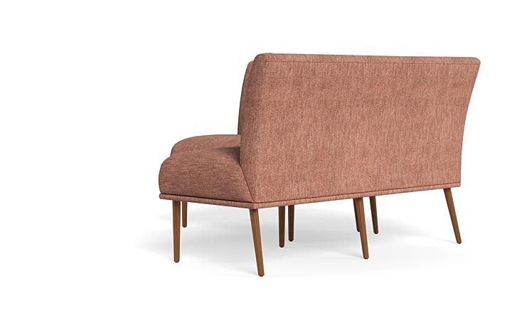 Dorian Upholstered Petite Right Banquette with Tufting Option - Image 2