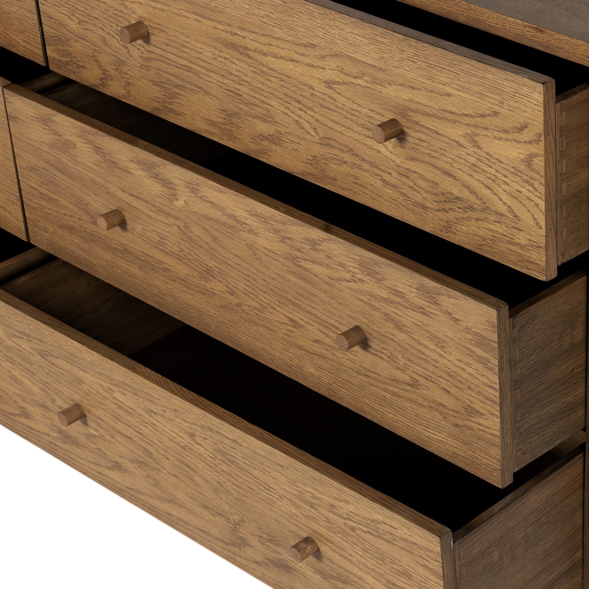 Meadow 6 Drawer Dresser - Tawny Oak - Image 9