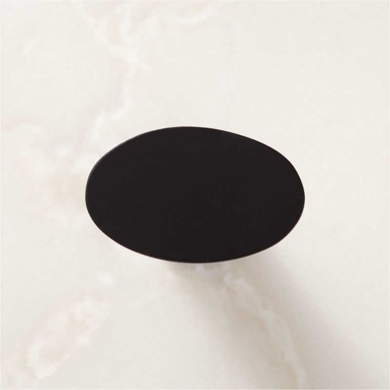 Cravat Matte Black Knob 1.25" - Image 1