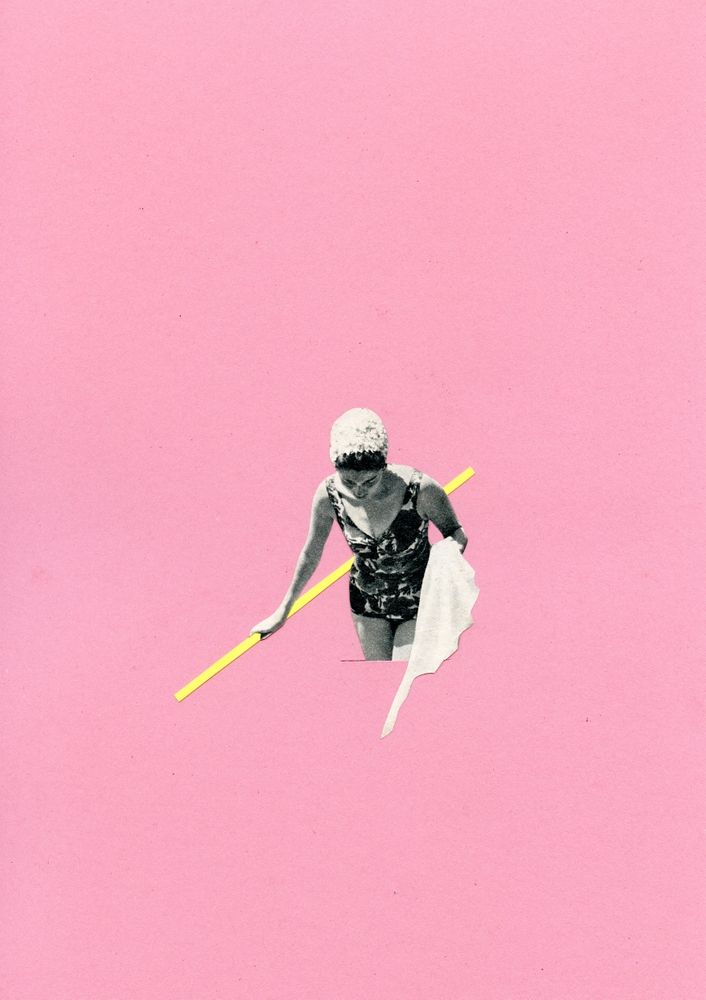 Evening Swim Art Print by Cassia Beck - X-Small - Image 1