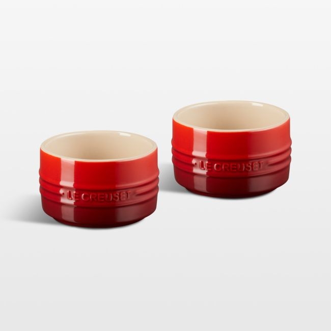 Le Creuset ® 7-Oz. Cerise Round Ramekin, Set of 2 - Image 0