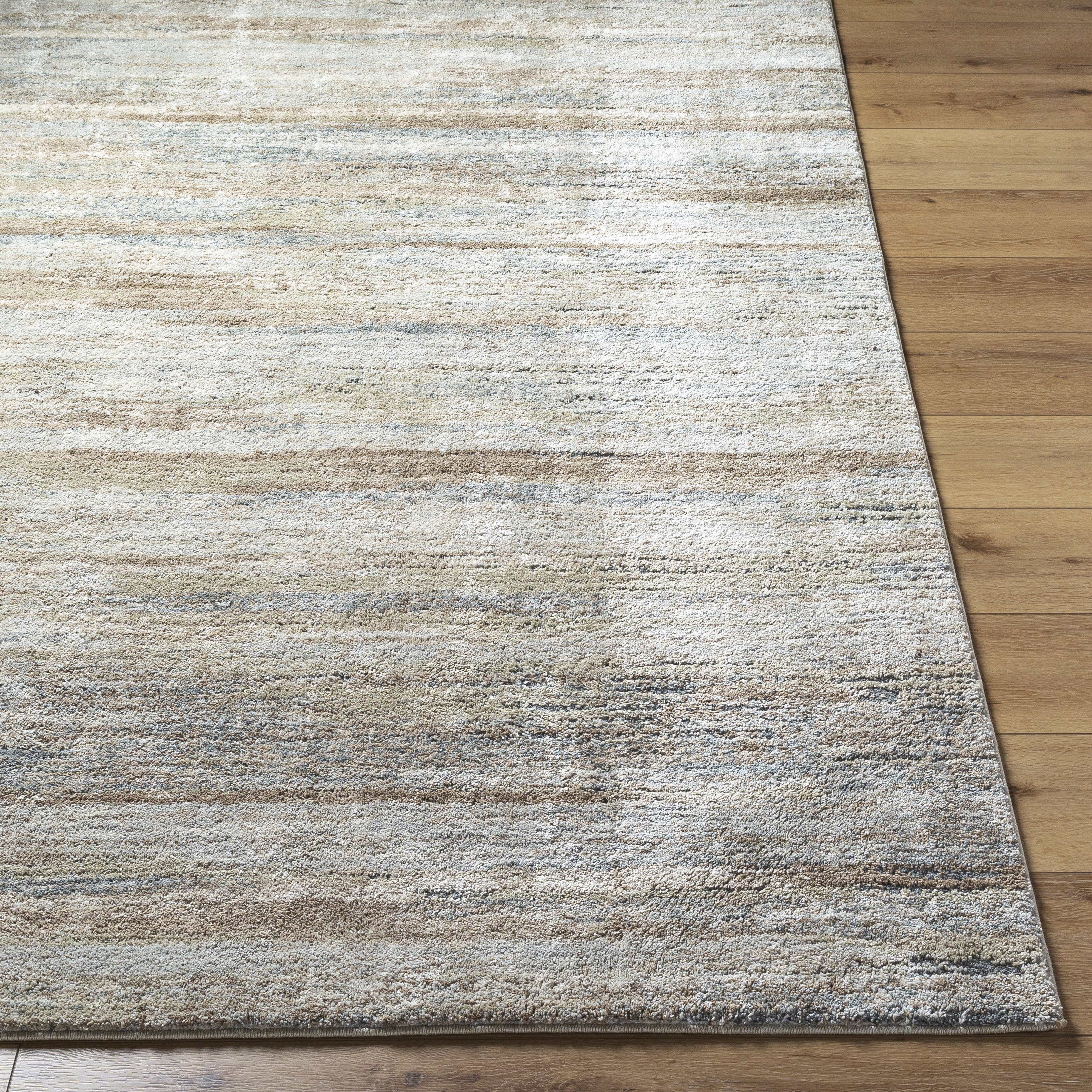 Avellino Beige Indoor 2' x 2'11" Machine Woven Rug - Image 1