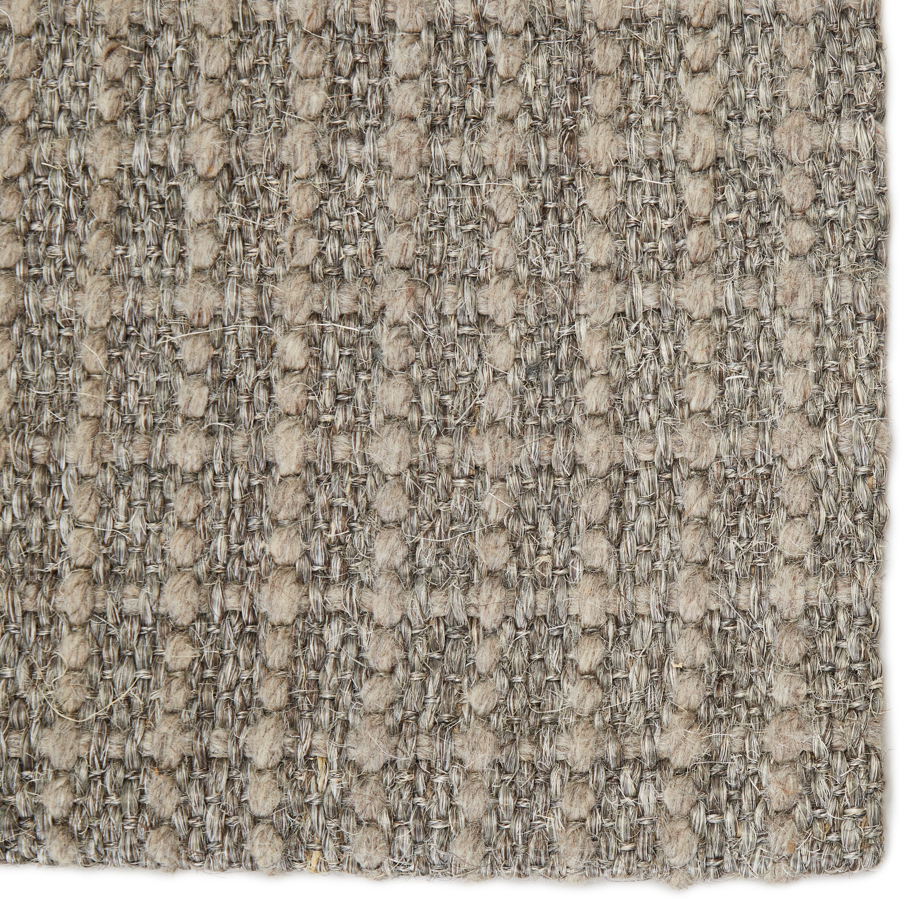 Tane Natural Solid Gray Area Rug (10'X14') - Image 3