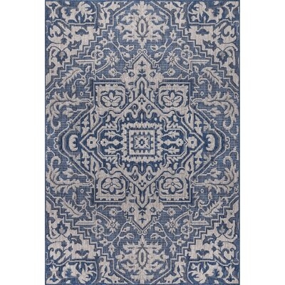 Golinda Oriental Blue Indoor / Outdoor Area Rug - Image 0