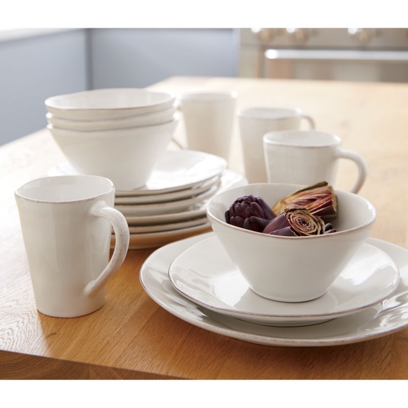 Marin White Cereal Bowls, Set of 8 - Image 3