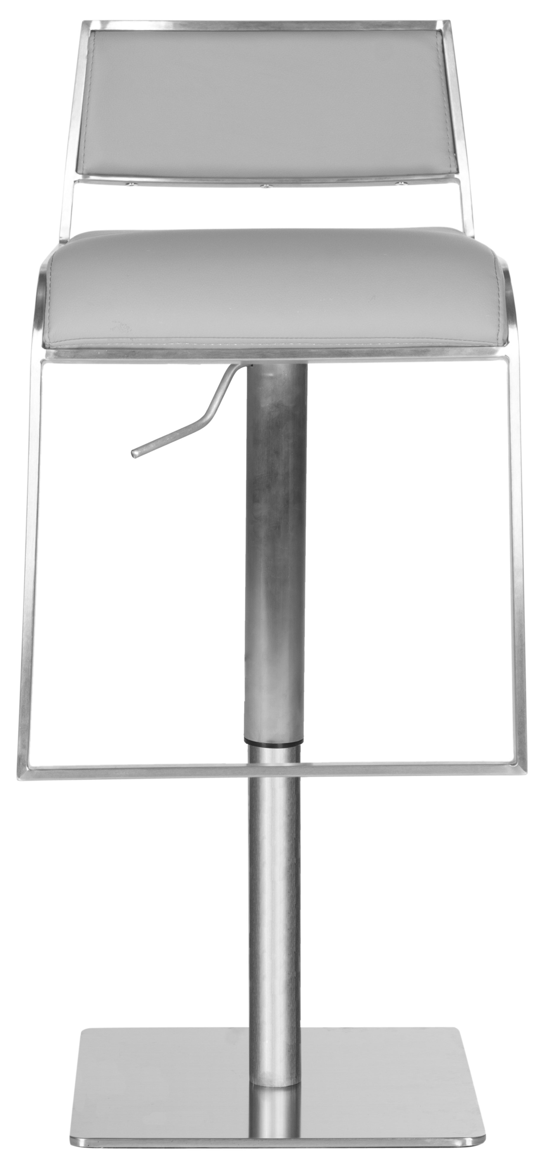 Natania Swivel Bar Stool - Grey - Safavieh - Image 0