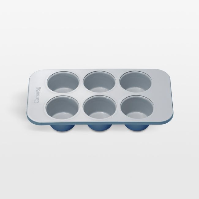 Caraway ® Slate Ceramic Non-Stick 6-Cup Muffin Pan - Image 0