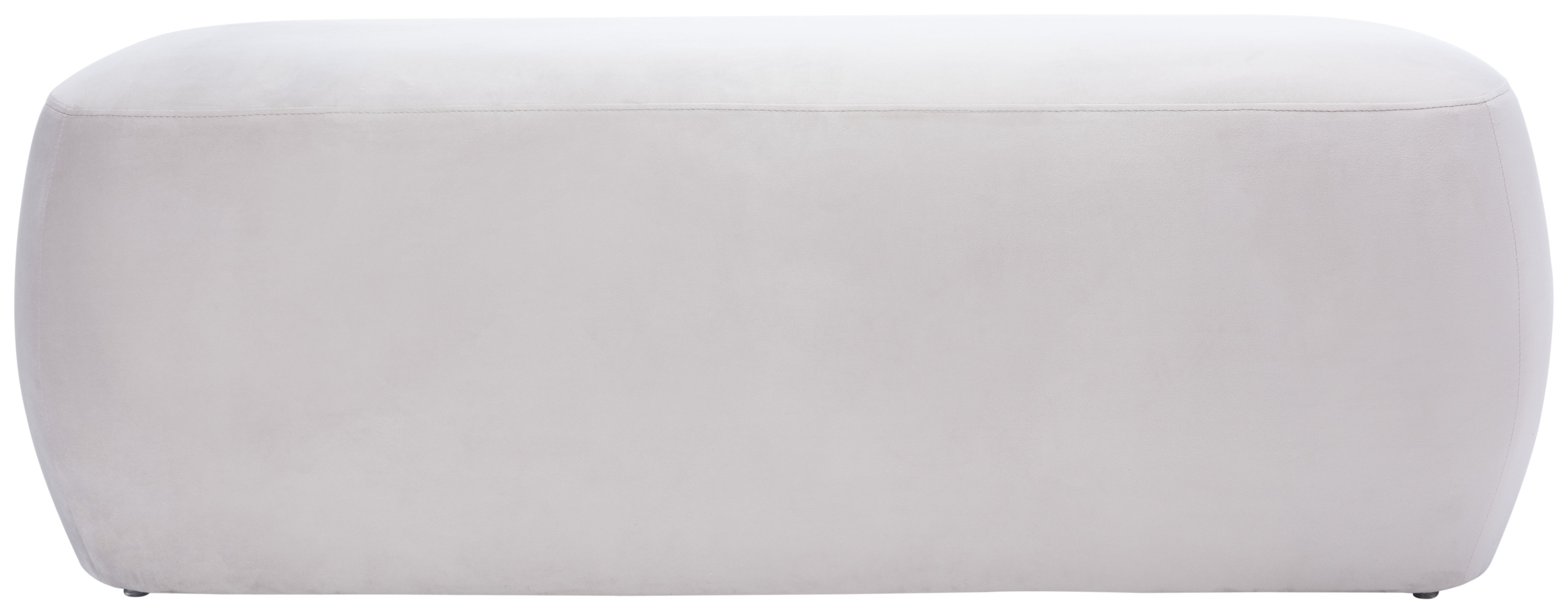 Whitley Rectangular Ottoman - Greige - Safavieh - Image 0