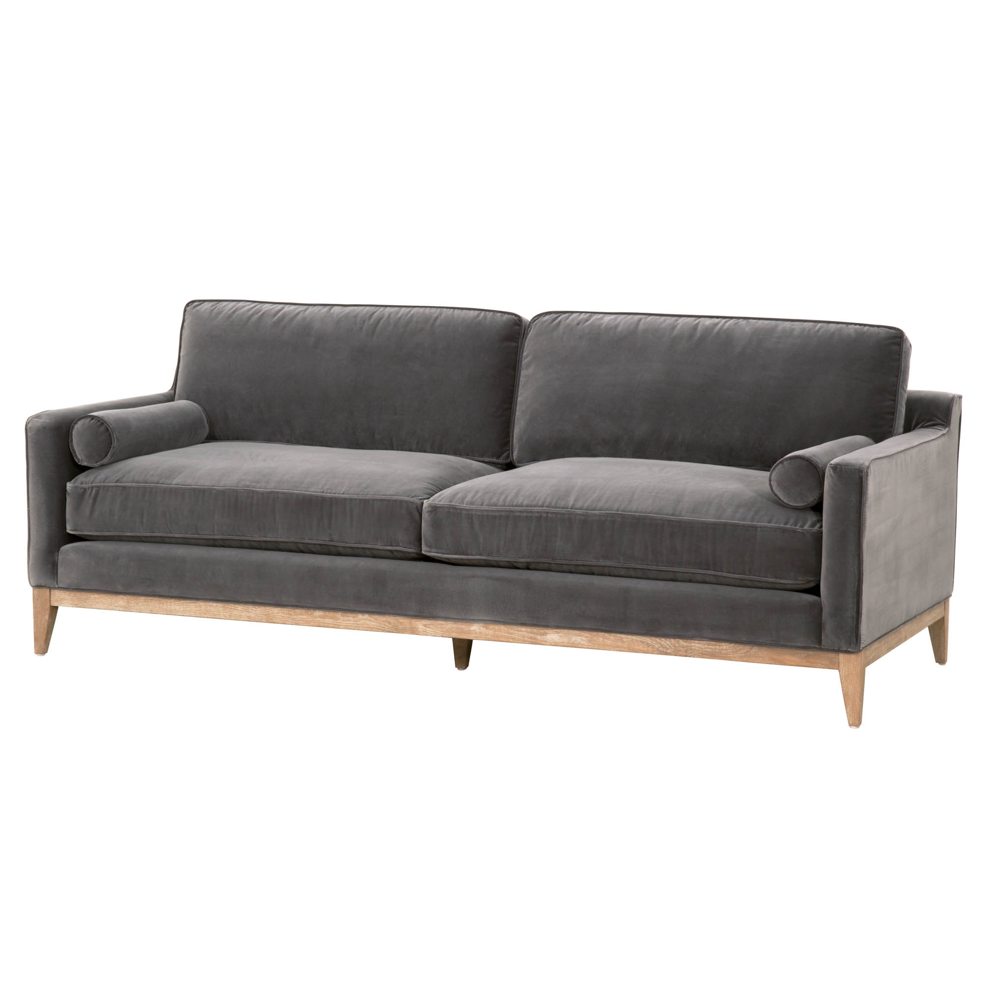 Parker Post Modern Sofa, Charcoal, 86" - Image 5