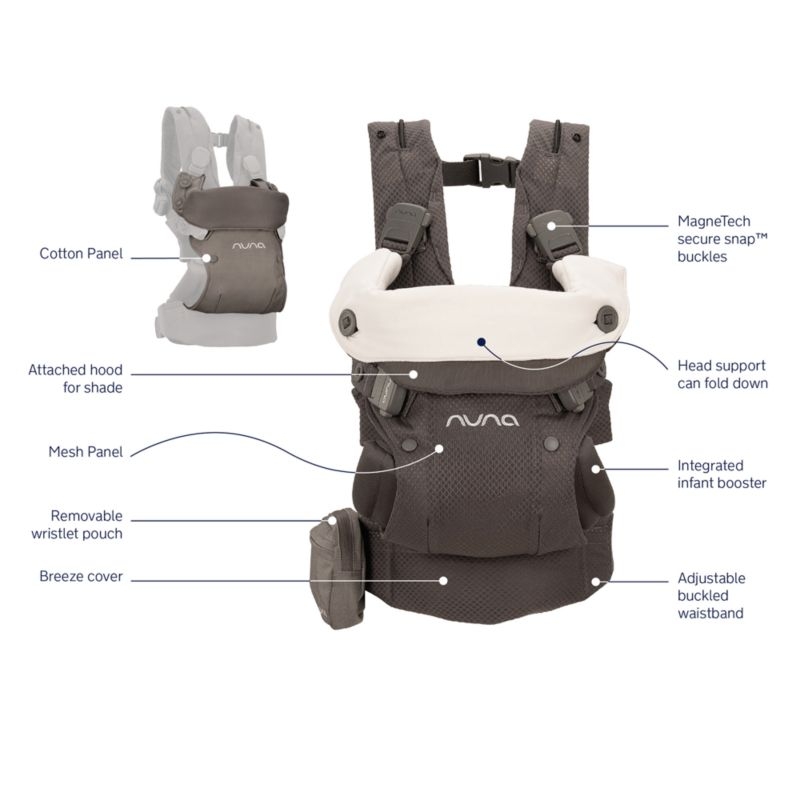 Nuna CUDL ™ Duex Thunder 4-in-1 Baby Carrier - Image 4