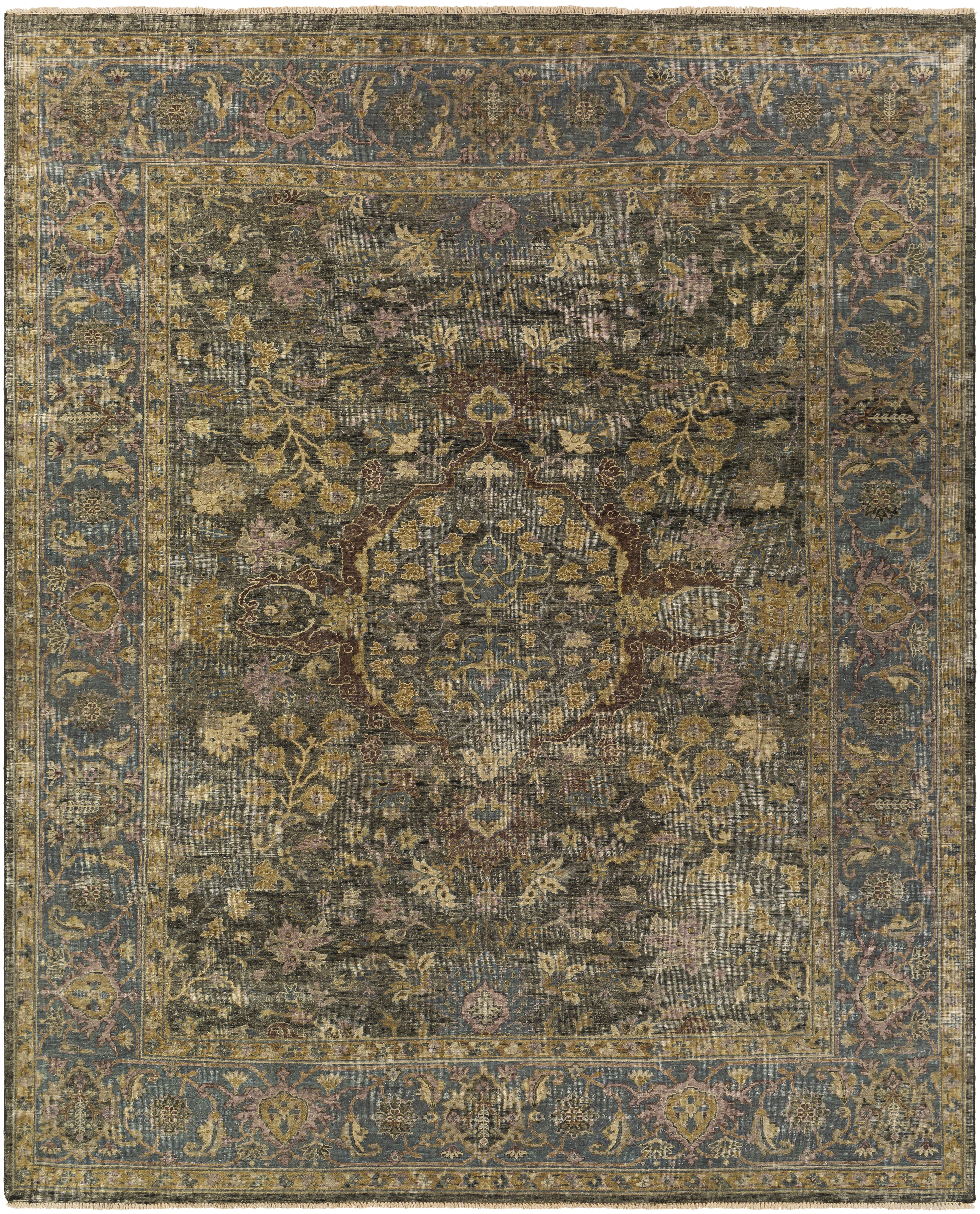 Anatolia Brown Indoor 9' x 12' Handmade Rug - Image 0
