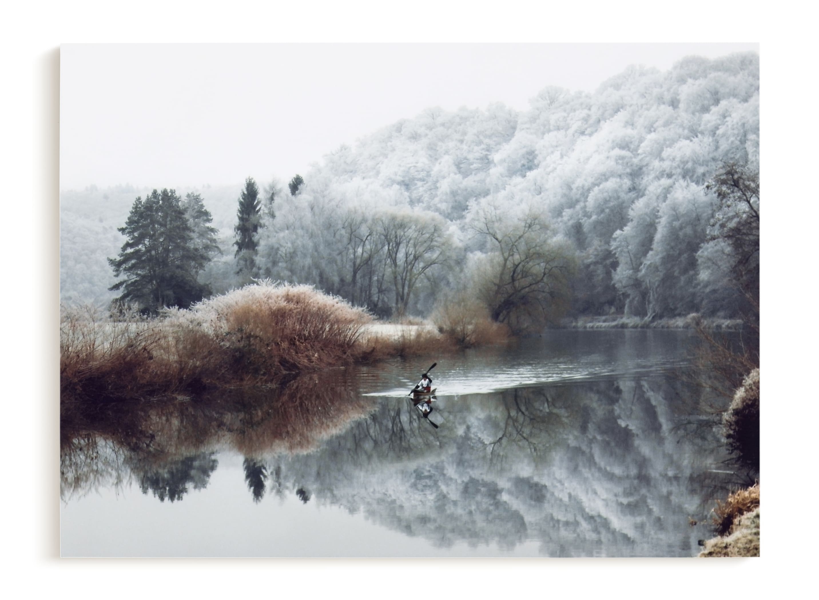 Winter Kayak Limited Edition Fine Art Print 1 - Image 0