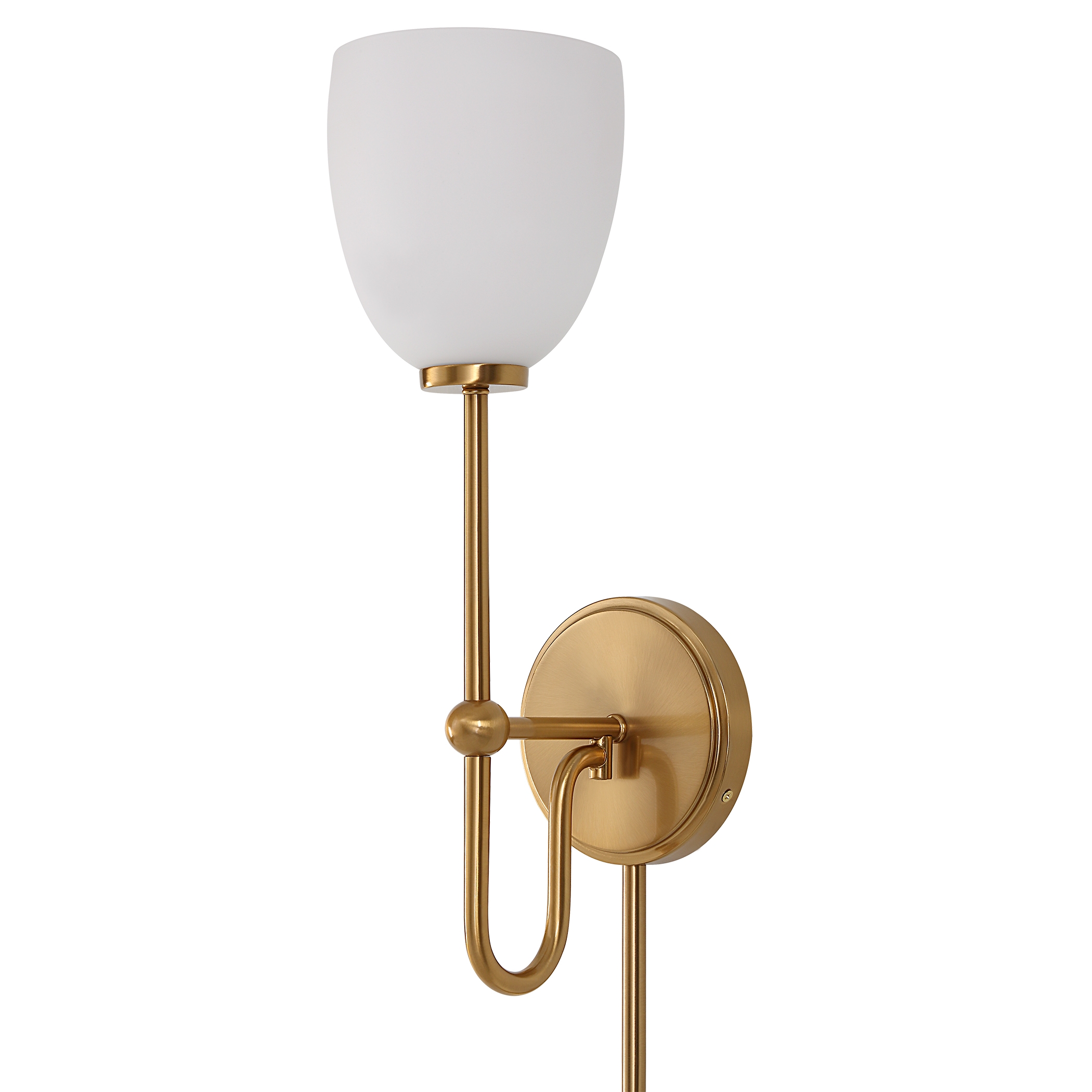 Trophy 1 Light Brass Sconce - Image 2