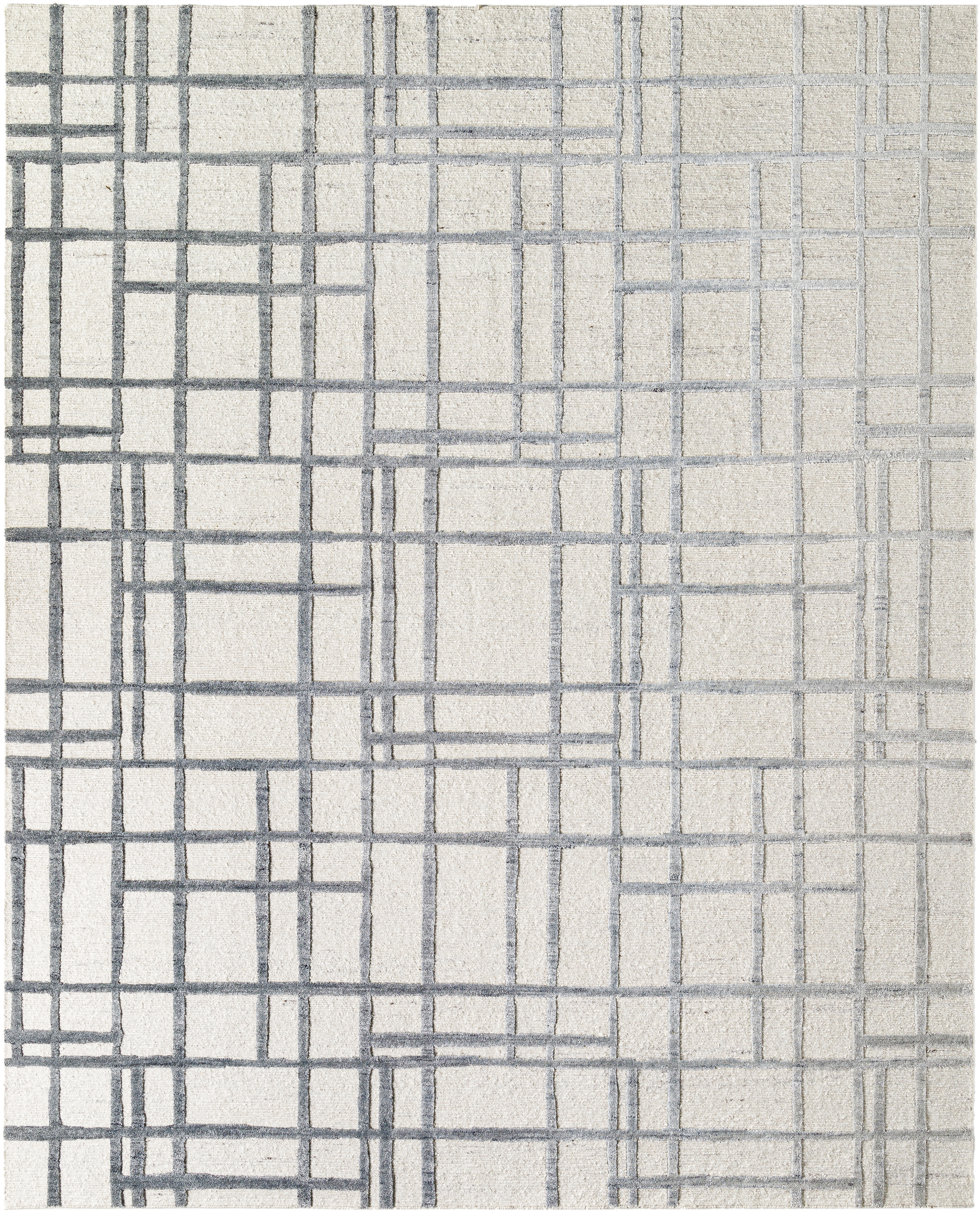 Ombre Beige Indoor 10' x 14' Handmade Rug - Image 0