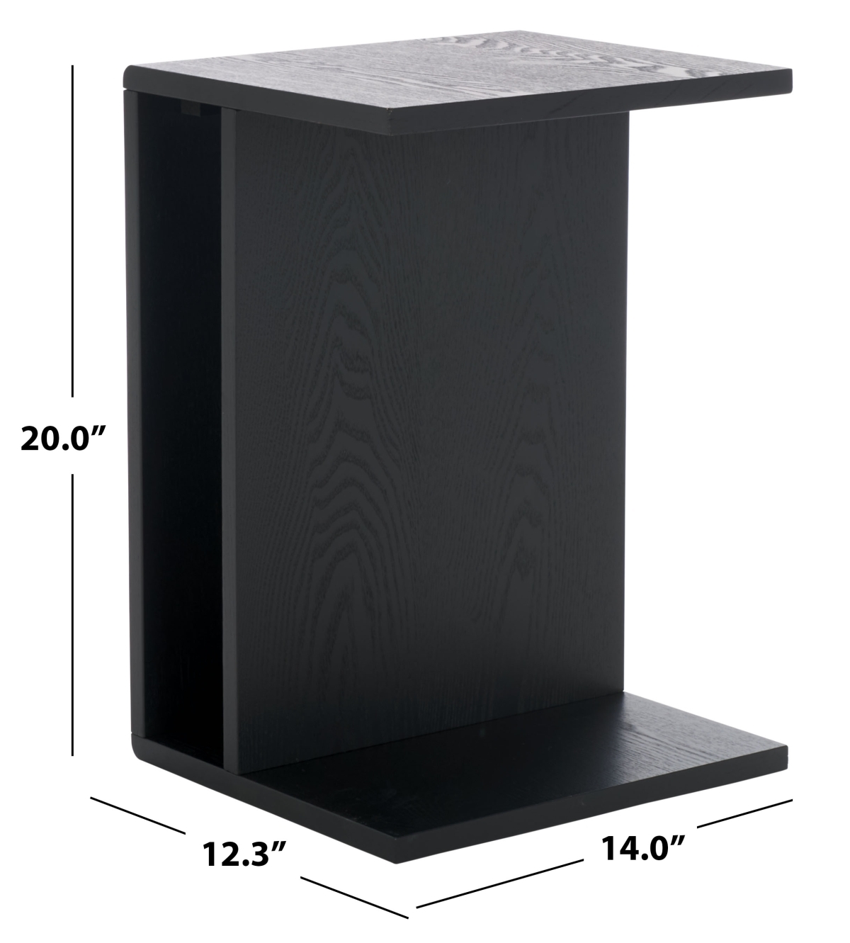 Aeon End Table - Black - Safavieh - Image 9