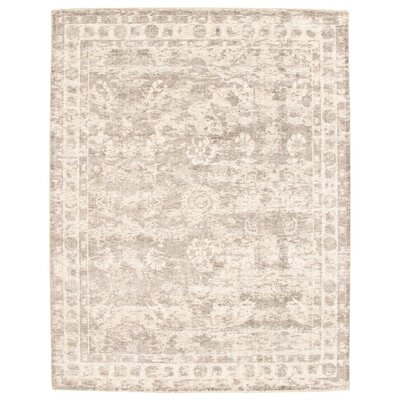 Karlskrona Abstract Hand Knotted Gray Area Rug - Image 0
