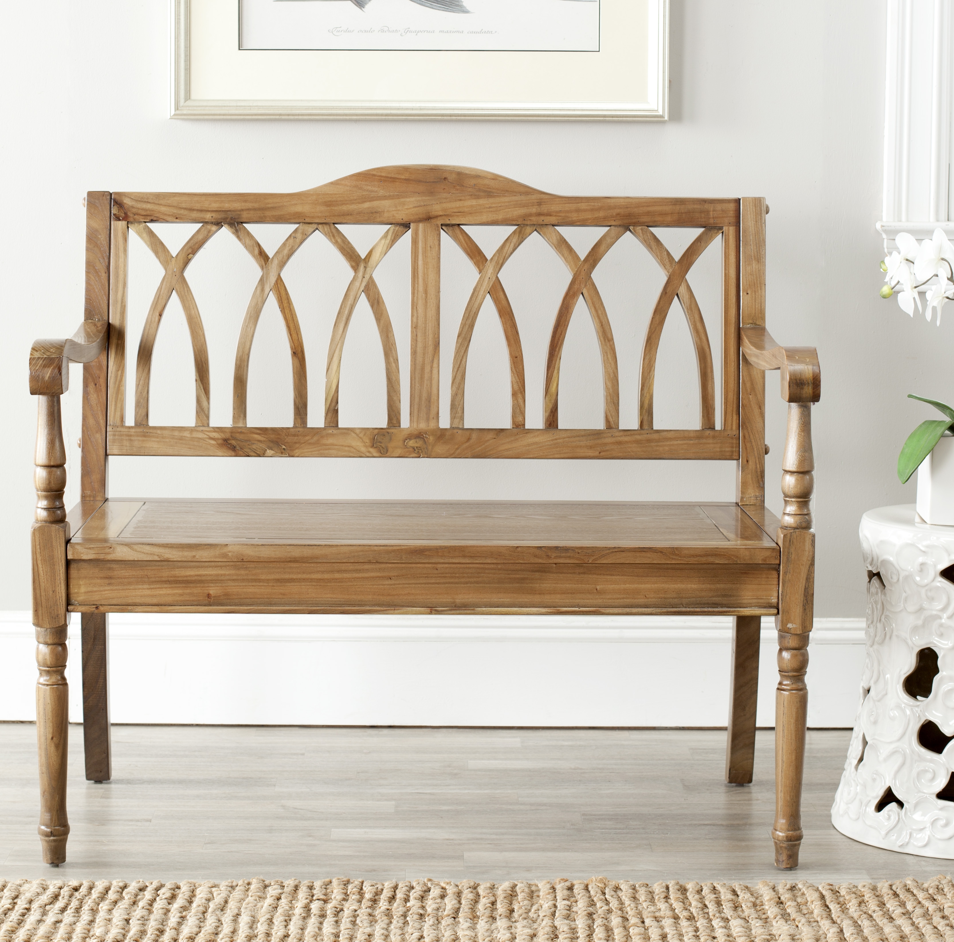 Benjamin Bench - Oak - Safavieh - Image 0