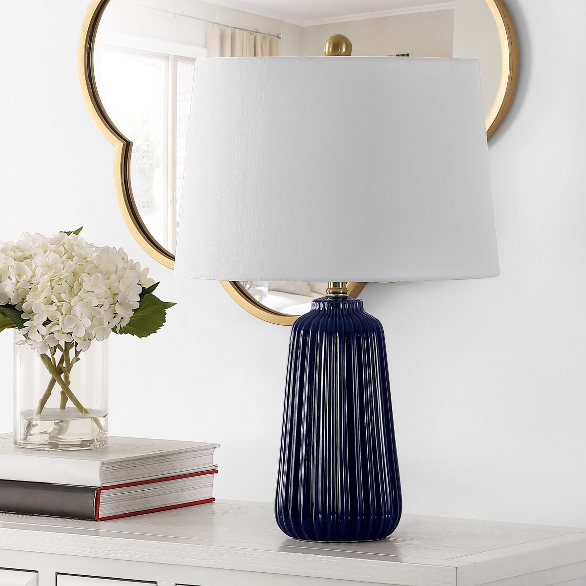 Sawyer 24" Table Lamp - Navy Blue - Image 2