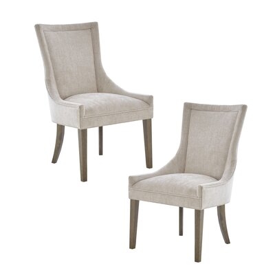 Ultra Upholstered Dining Chair, Cream, Set of 2 - Image 0