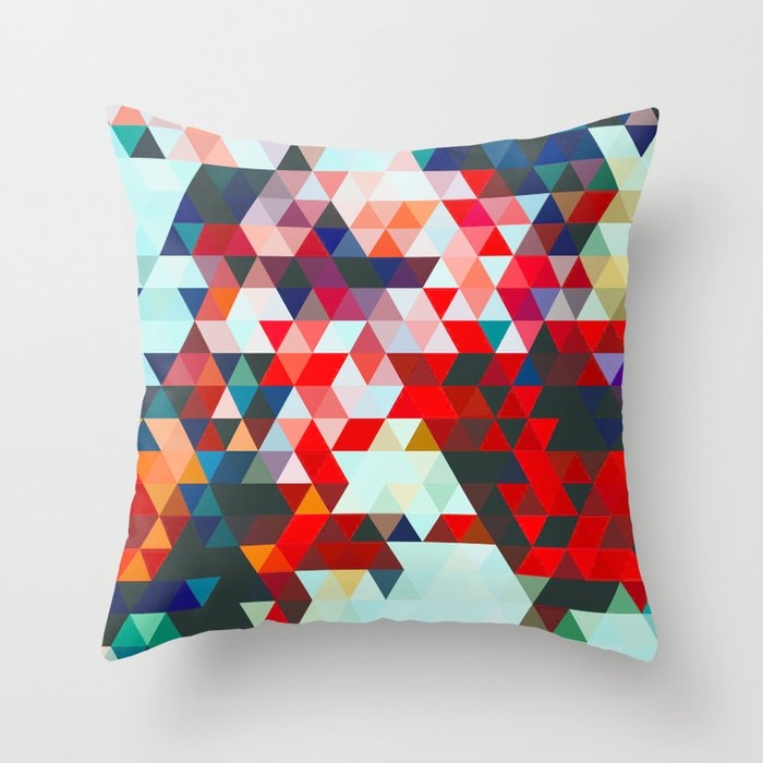 Geometrico #geometrical #abstract Throw Pillow by 83 Oranges Modern Bohemian Prints - Cover (18" x 18") With Pillow Insert - Outdoor Pillow - Image 0