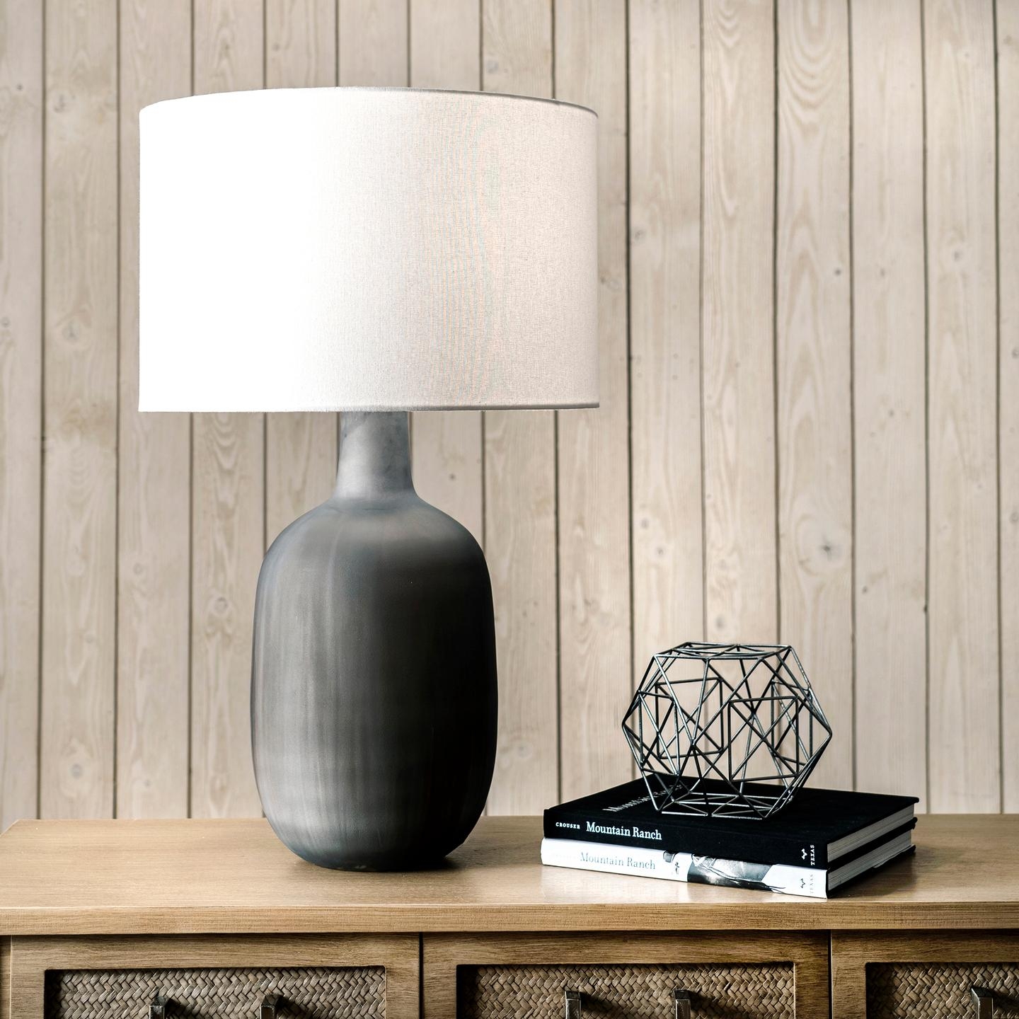 Boise 28" Glass Table Lamp - Image 1