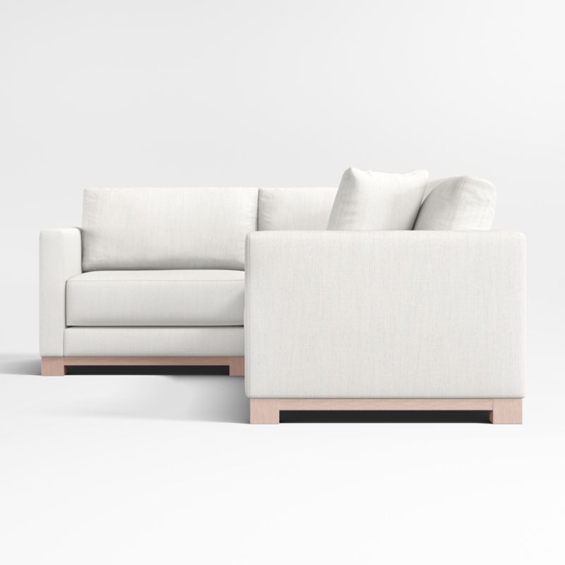 Gather Wood Base 3-Piece Corner Sectional Sofa - Image 2