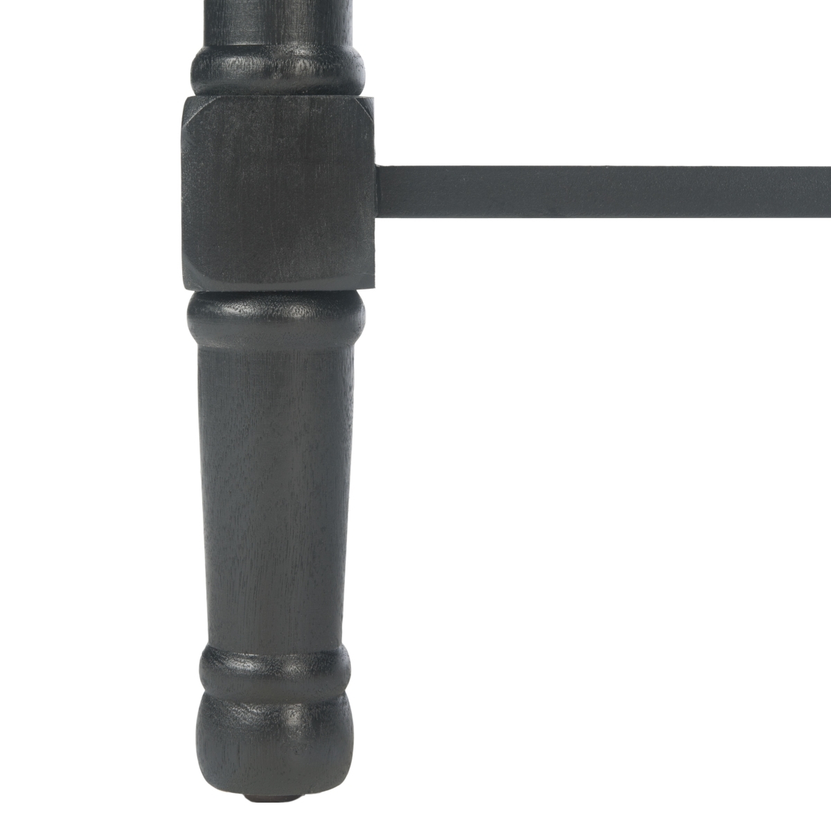 Haines 4 Drawer Console Table - Black - Safavieh - Image 4