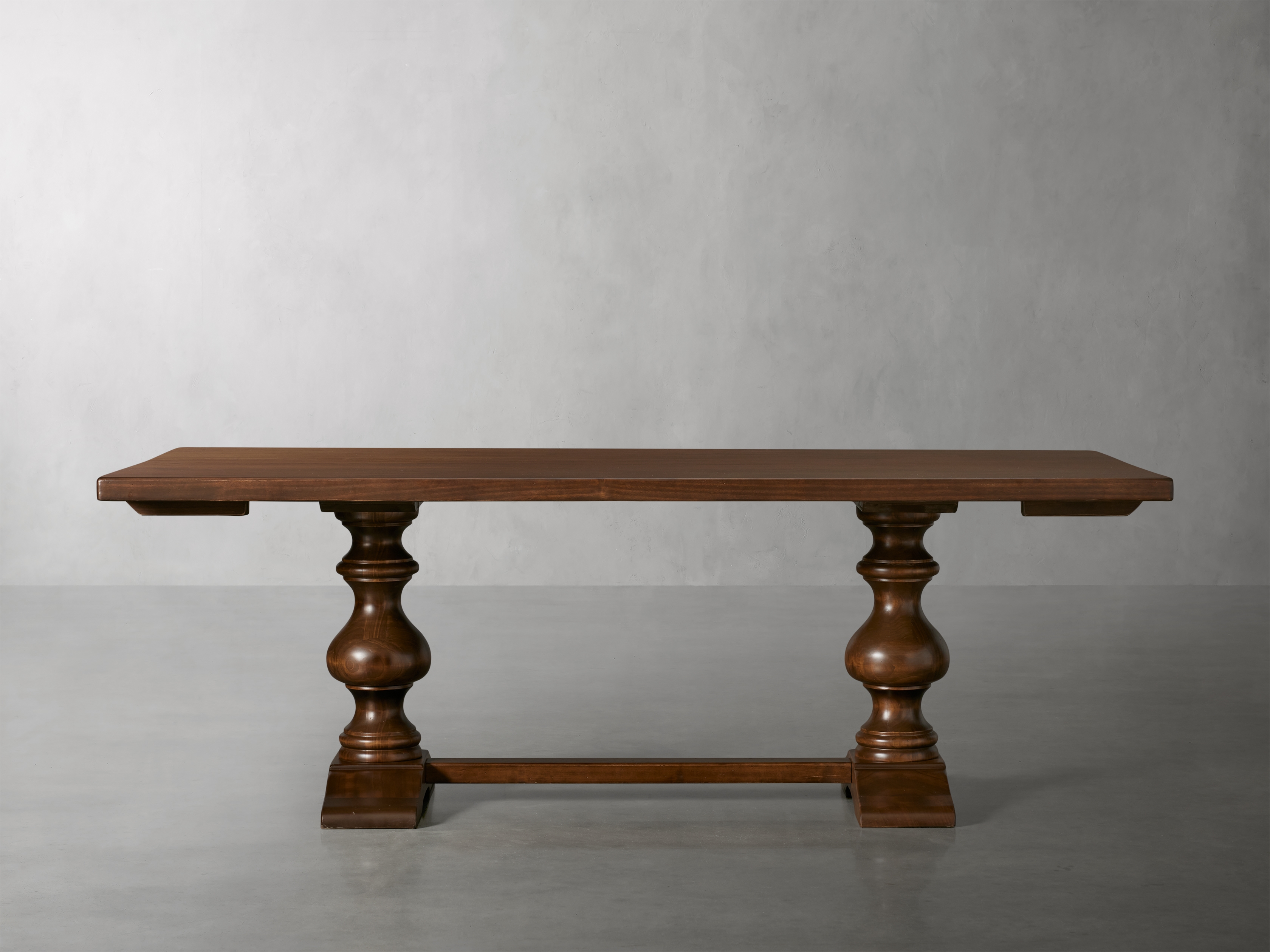 Tuscany Extension Dining Table in Wood 86" Brown  Canaletto  - Image 0