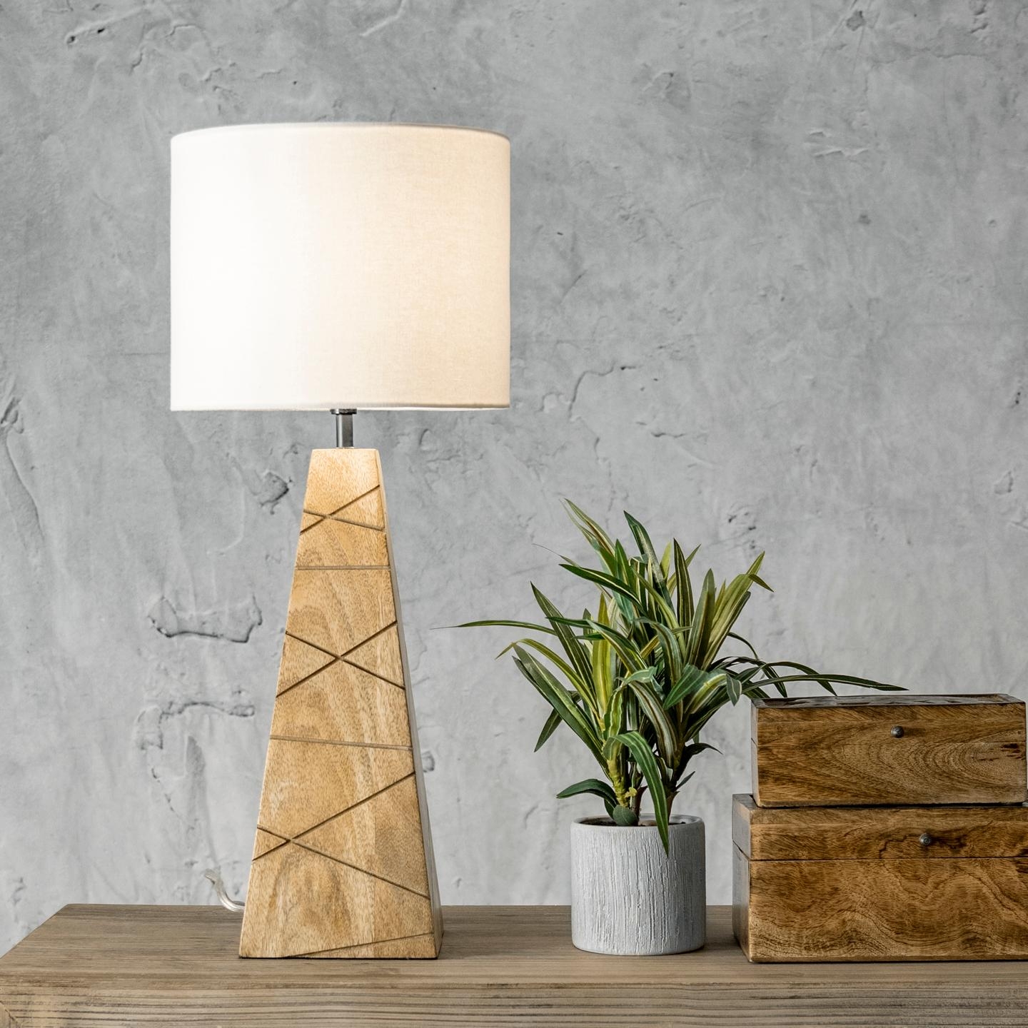 Lily 24" Wood Table Lamp - Image 1