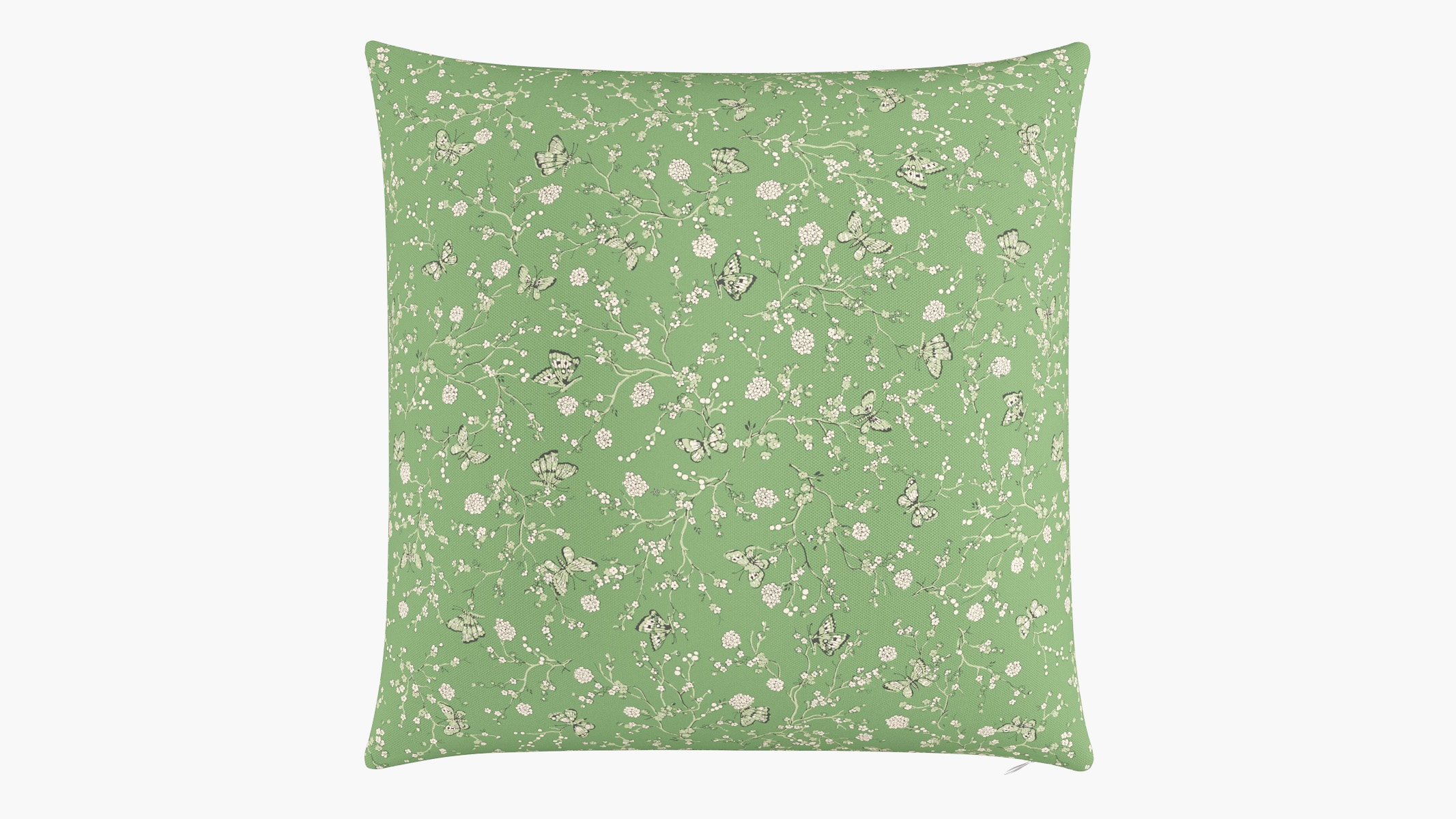 Outdoor 22" Throw Pillow, Kelly Mariposa, 22" x 22" - Image 0