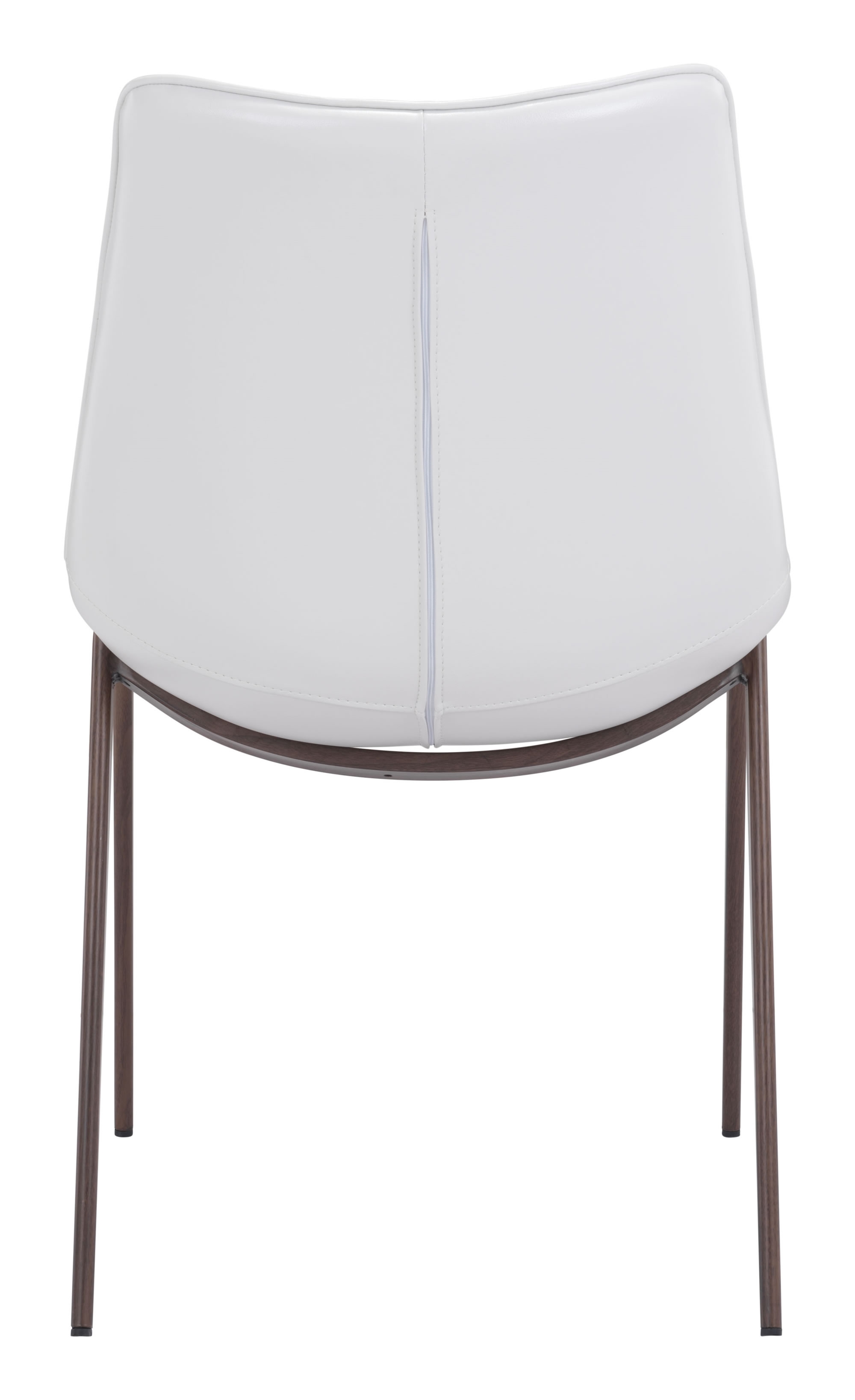 Magnus Dining Chair (Set of 2) White & Walnut - Image 3