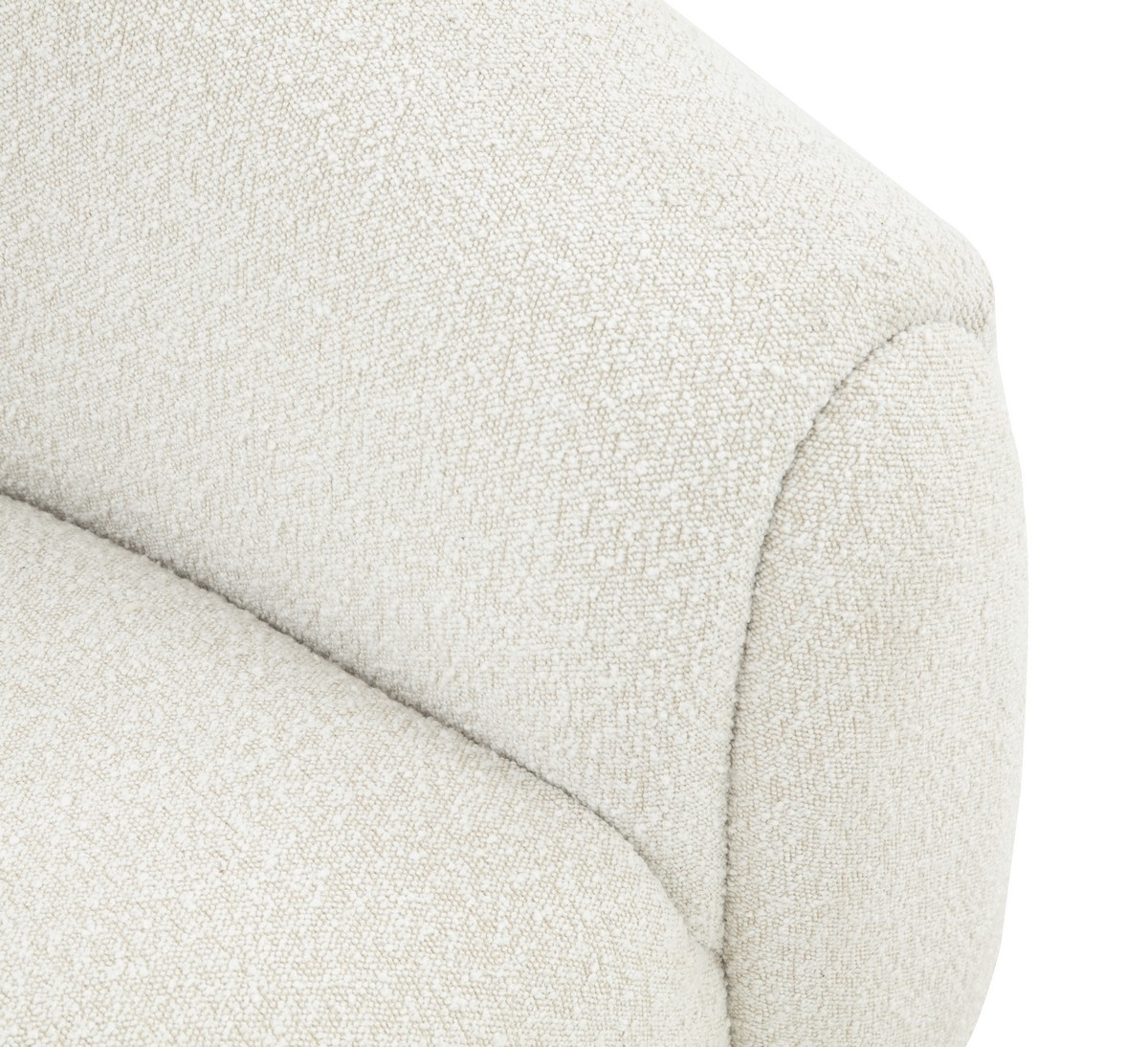 Emiliana Boucle Accent Chair - Ivory - Image 2
