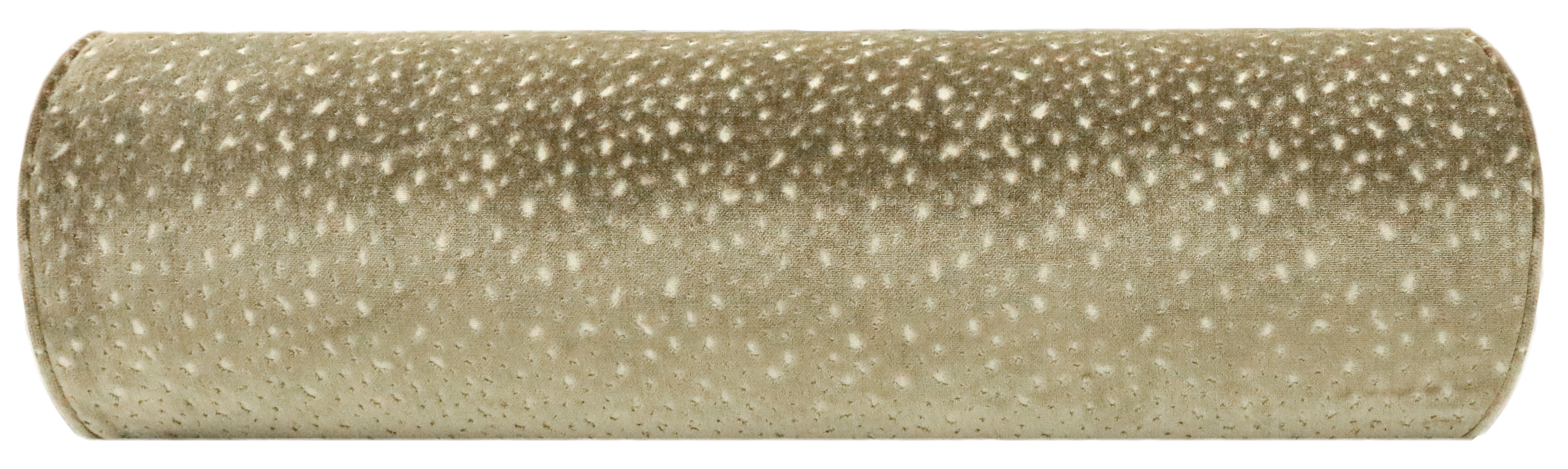 THE BOLSTER :: ANTELOPE CUT VELVET // TAUPE - BY THE YARD - Image 1