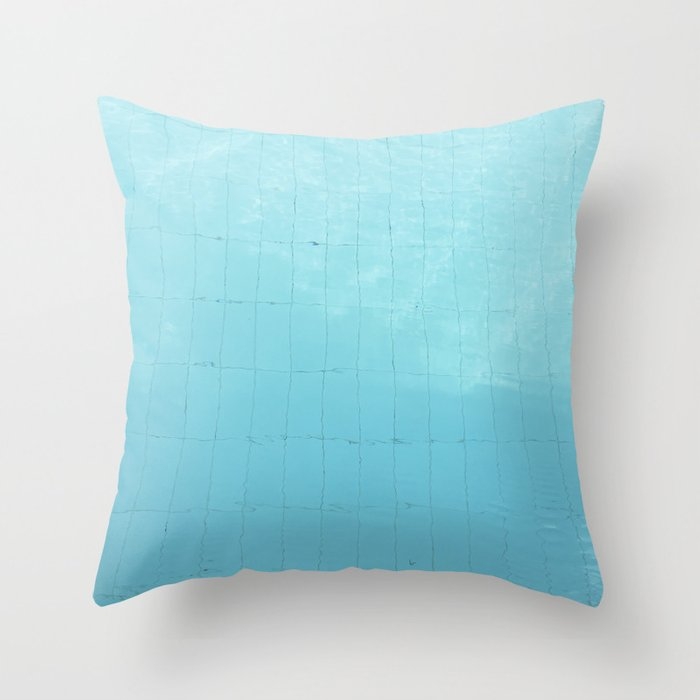 Water Ii Throw Pillow by Cassia Beck - Cover (24" x 24") With Pillow Insert - Indoor Pillow - Image 0