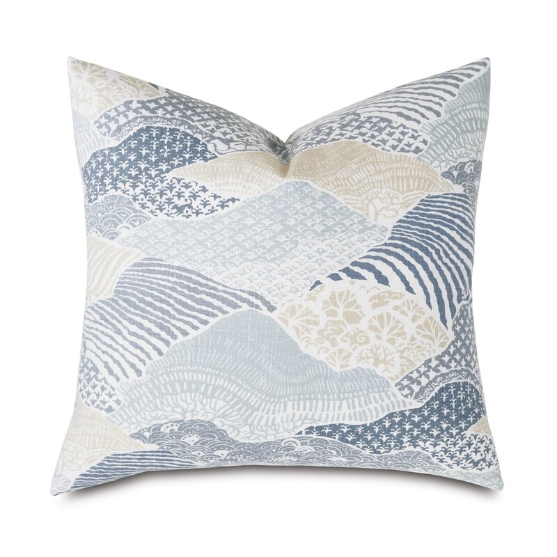 Eastern Accents Hilo by Barclay Butera Square Cotton Pillow Cover & Insert - Image 0