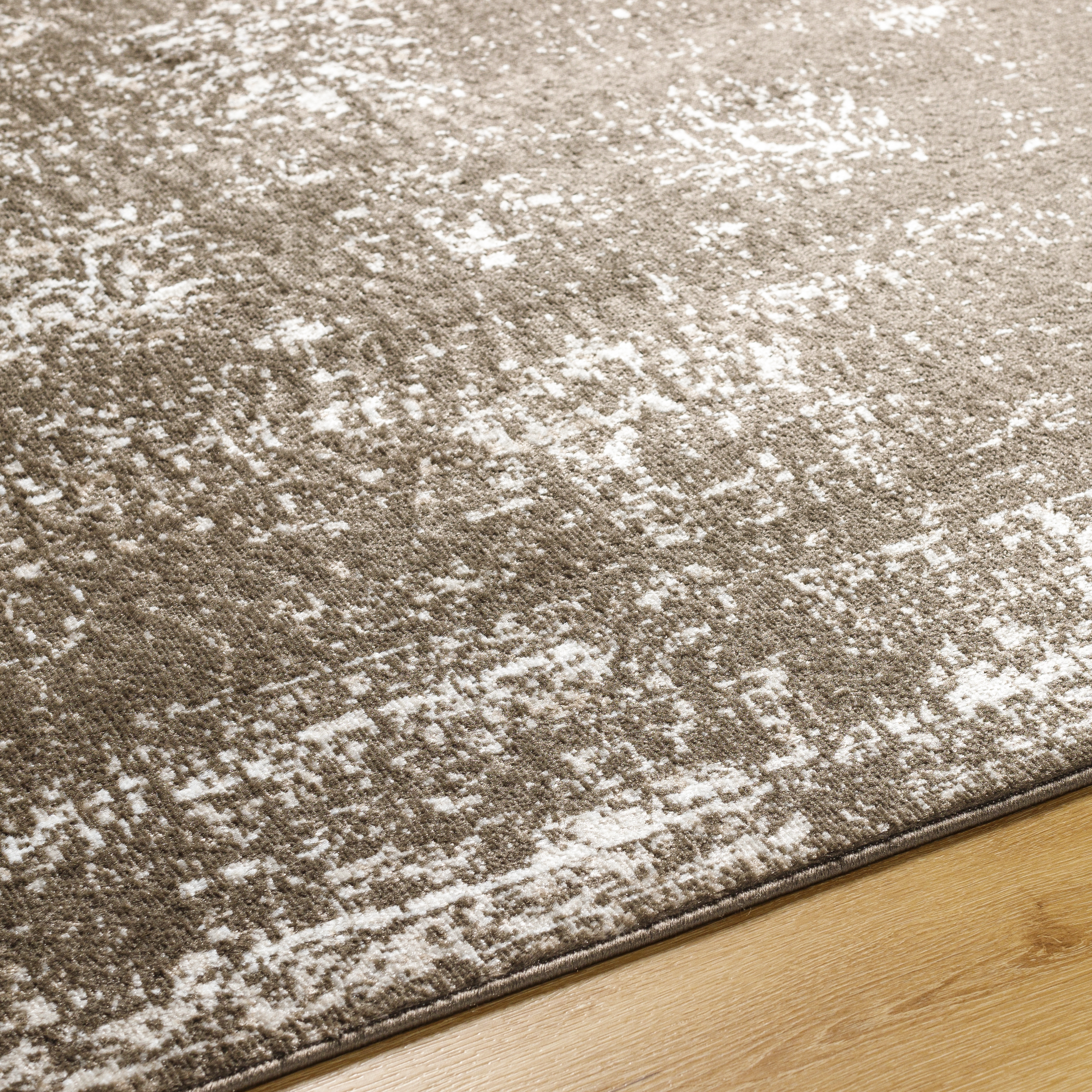 Livabliss Monte Carlo Brown Indoor 5'3" x 7'3" Machine Woven Rug - Image 3