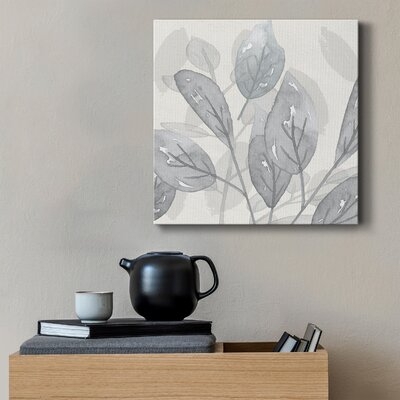Shadow Leaves II-Premium Gallery Wrapped Canvas - Ready To Hang - Image 0