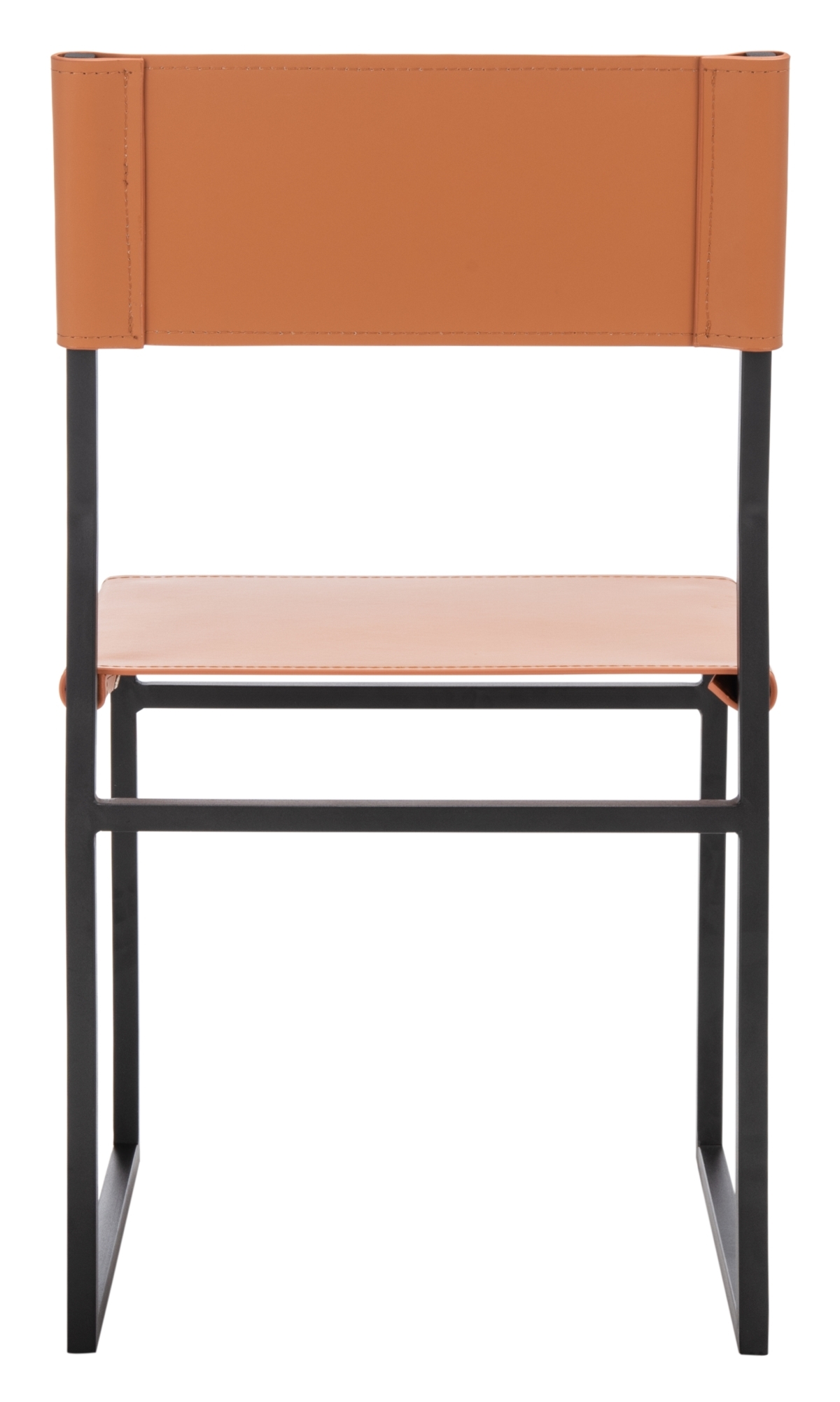 Layne Dining Chair - Cognac / Black - Safavieh - Image 7