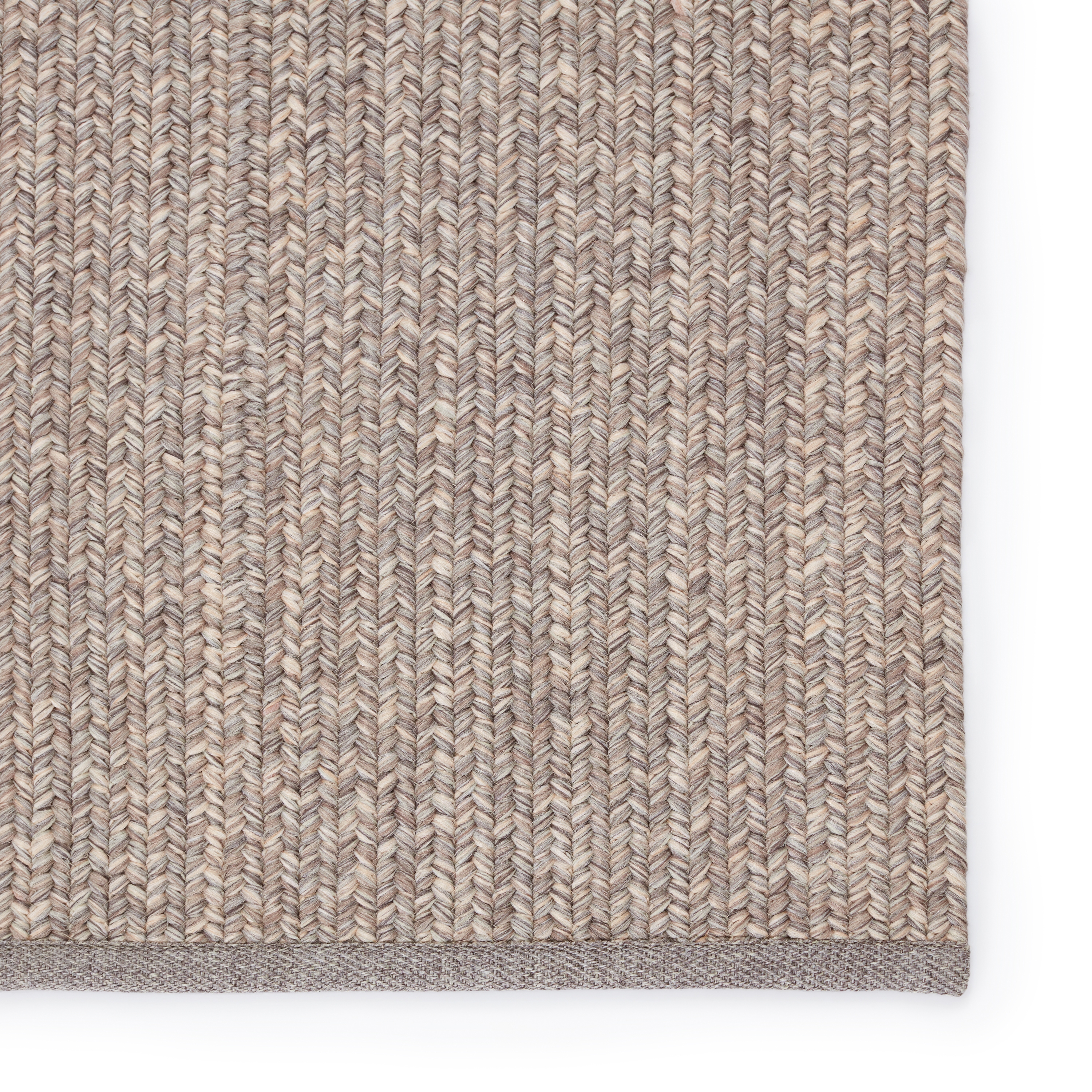 Sven Indoor/ Outdoor Solid Taupe/ Cream Area Rug (10'X14') - Image 3