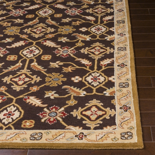 Caesar Brown Indoor 12' x 15' Handmade Rug - Image 1
