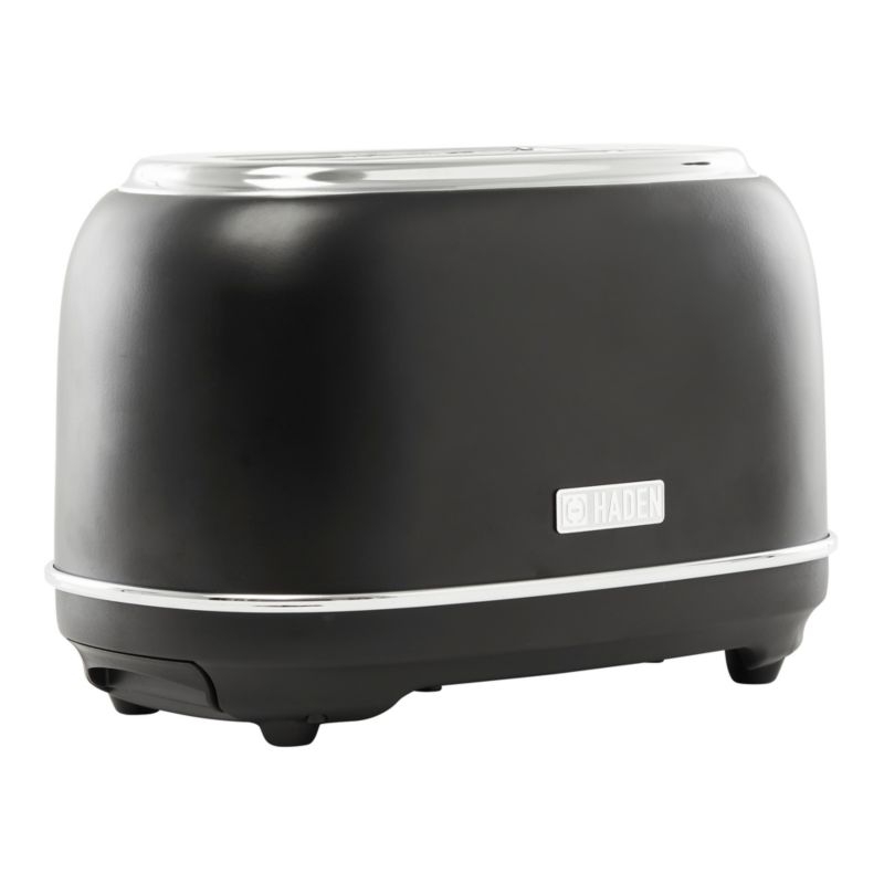 HADEN Heritage Black and Chrome 2-Slice Toaster - Image 3