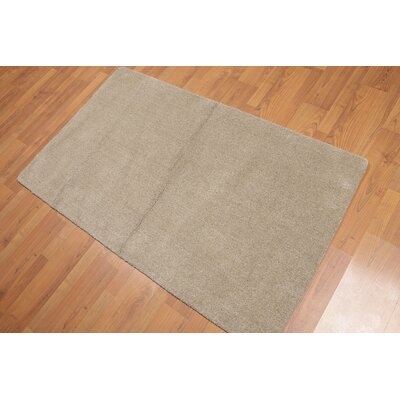 One-of-a-Kind Edmonson Hand-Knotted Gray 3' x 5' Wool Area Rug - Image 0