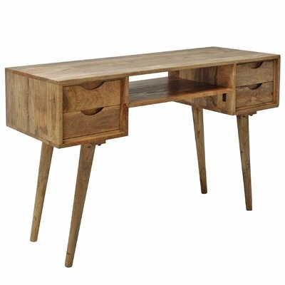 Aria Solid Wood Desk - Image 0