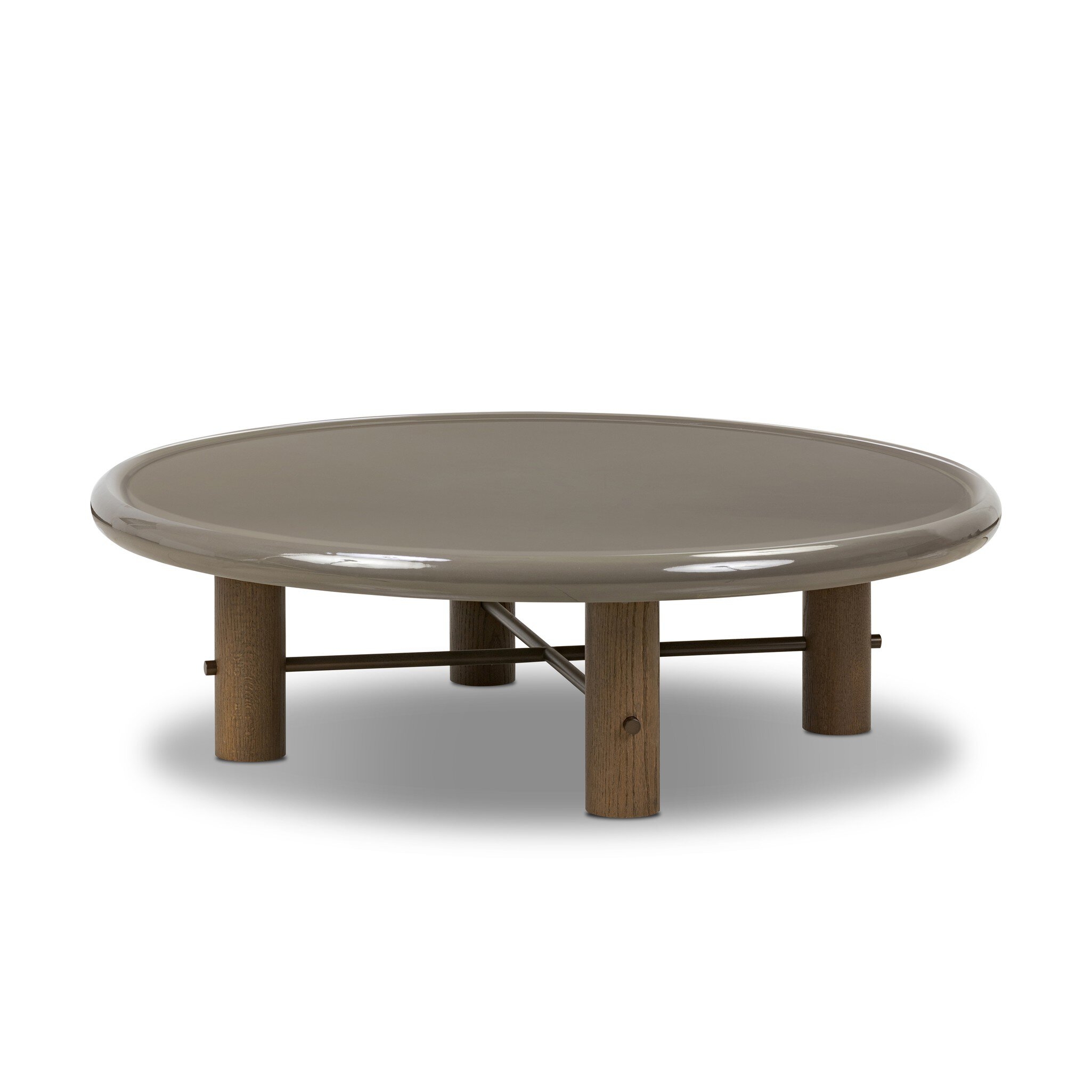 Zia Coffee Table - Olive Lacquer - Image 1