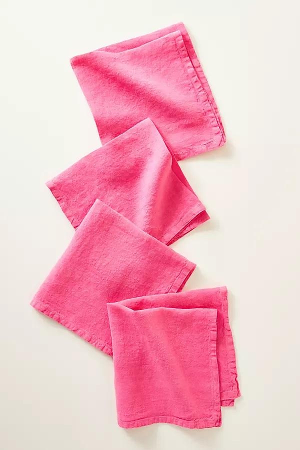 Edison Portuguese Linen Napkins, Set of 4 - Image 0
