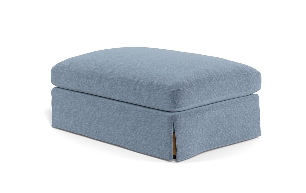 Maxwell Slipcovered Ottoman by Apartment Therapy - Image 2