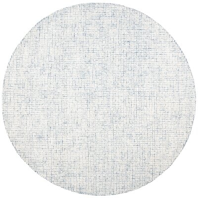 Swaney Handmade Tufted Ivory/Blue Area Rug - Image 0