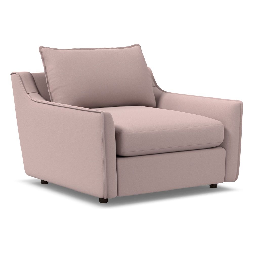 Open Box: Easton Chair, Down, Astor Velvet, Mauve, Concealed Supports - Image 0