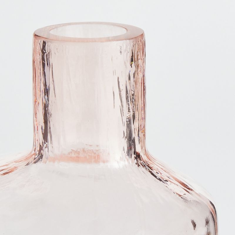 Cecillia Small Pink Glass Vase - Image 6
